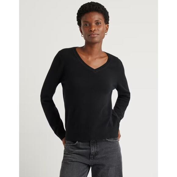 Quince Black Cotton and Cashmere Sweater size XS - Picture 1 of 9